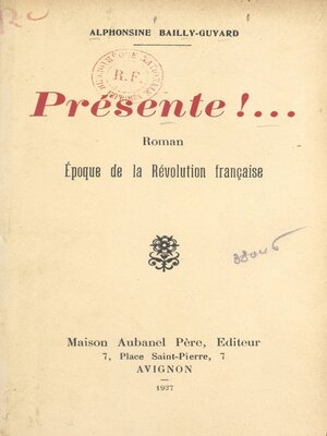 cover image of Présente !...